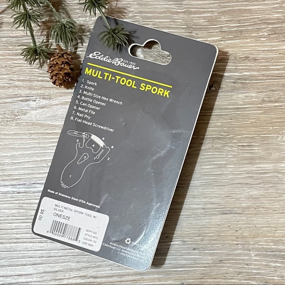 EDDIE BAUER | Multi-Tool Spork Carabiner Keychain - Picture 2 of 2